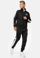 Lonsdale ΣΕΤ Φόρμας ΣΑΤΕΝ c.113952 PEMBER με λάστιχο και ρίγα λευκή ΜAYPO