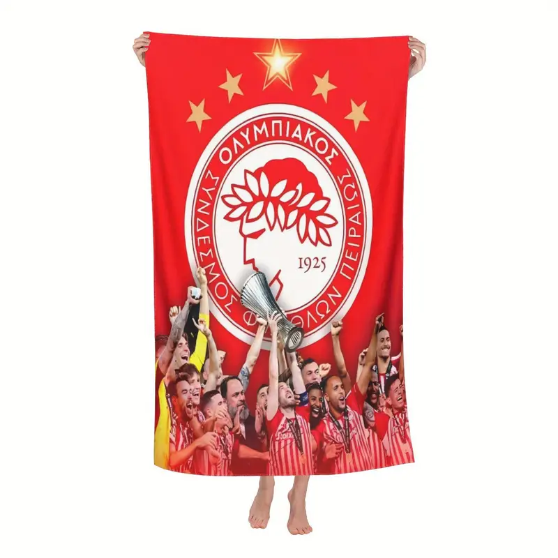 Πετσέτα 70Χ150cm Olympiakos 100 K.2425948899 RED