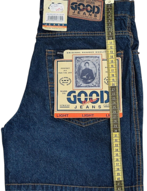 ΤΖΙΝ ΣΟΡΤΣ GOOD made in Italy βαμβακερό κ.9035  ΜΠΛΕ