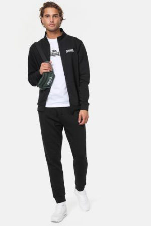 LONSDALE  κ.117427Bognibrae ΣET Φόρμα ,φούτερ ,με λάστιχα, regular fit ΜΑΥΡΗ