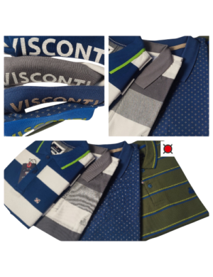 VISCONTI POLO ΚΟΝΤΟΜΆΝΙΚΑ Κ.2749 ΒΑΜΒΑΚΙ ΠΙΚΕ ΕΜΠΡΙΜΕ