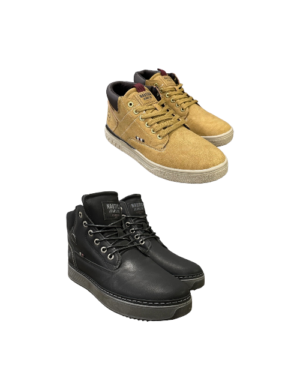 NAUTICA BOOT'S μποτάκια κωδ. NJM324130 BLACK & CAMEL