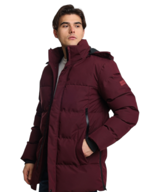 Μπουφάν jacket με επένδυση Paco&co greece κ.2398206 ΜΠΟΡΝΤΟ