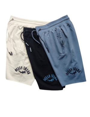 OCEAN SHARK βερμούδες 80%βαμβ.20%pls k.13261002 ΒΕΡΑΜΑΝ ΛΕΥΚΟ ΣΙΕΛ ΜΠΛΕ