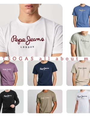 PEPE JEANS Τ-shirt βαμβακερά unisex PM508208 ,PM508210 ,PM509783 με logo κέντημα σε ΛΕΥΚΟ ,ΜΠΛΕ ,ΕΚΡΟΥ ,ΜΟΒ ,ΛΑΔΙ ,ΜΑΥΡΟ